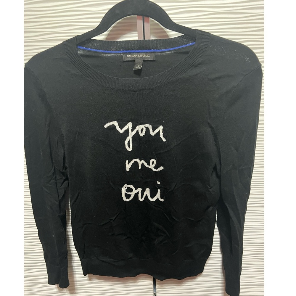 Banana Republic black sweater